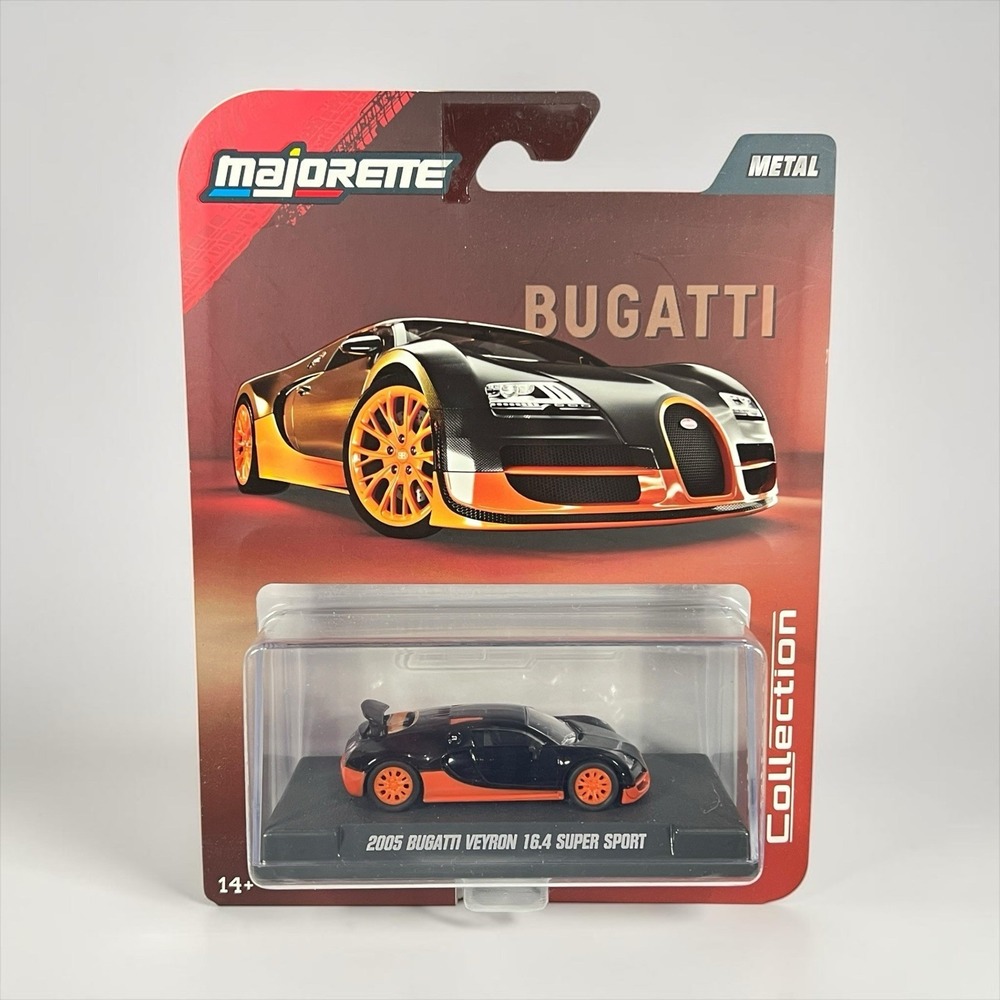 Majorette Collection 2005 Bugatti Veyron 16.4 Super Sport 1:64 Car W/ ShowCase